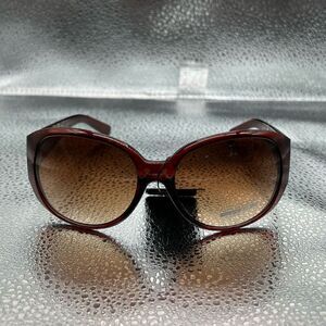 Garçon Vielle Modo Oversized Sunglasses Women’s Engraved Callout Arms Brown